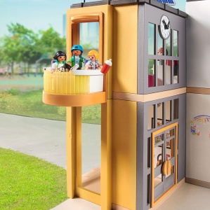 Scoala Mare Playmobil 71327 cu Tabla Interactiva pentru Copii de la 5 Ani - Img 6