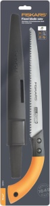 Sega manuala Fiskars SW84 pentru lemn proaspat, lama 33 cm, negruportocalie - Img 6