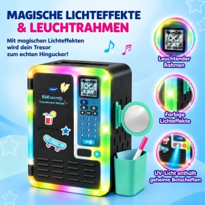 Seif pentru secrete VTech KidiSecrets Traumtresor Deluxe Negru - Img 5
