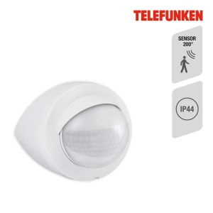 Senzor de miscare Telefunken, 200, raza 12m, IP44, alb - Img 2