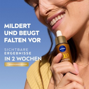 Serum Anti-Aging NIVEA Q10 Anti-Falten Experte, 30 ml, cu Glycostop - Img 4