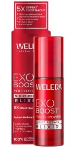 Serum de noapte WELEDA Youth Power EXO Boost cu Granat si Peptide