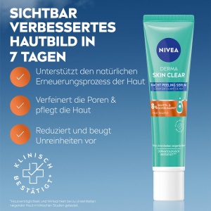 Serum Exfoliant NIVEA Derma Skin Clear, 40 ml, cu Niacinamid si AHA BHA - Img 2