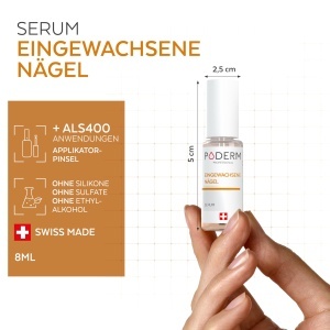 Serum pentru unghii ingrosate PODERM 8 ML Tratament natural Reducere durere si inflamatie - Img 4