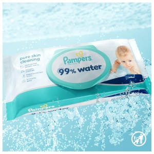 Servetele umede Pampers 99 Apa, 1080 bucati, fara alcool si parfum - Img 3