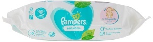 Servetele umede Pampers Sensitive 80 bucati, fara parfum, pentru piele sensibila - Img 4