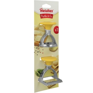 Set 2 forme ravioli Metaltex 252326080 rotund si patrat aluminiu - Img 5