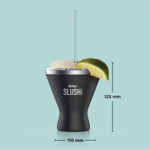 Set 2 pahare izolate pentru cocktailuri Ninja SLUSHi, 295 ml, negru - Img 5