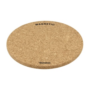 Set 2 suporturi magnetice Metaltex din pluta diametru 20 cm bej - Img 2