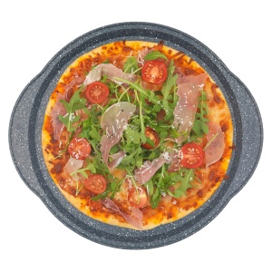 Set 2 Tavi Pizza Russell Hobbs COMBO-5447, 37 cm, Antiaderente, PFOA-free, Design Marmorat - Img 8
