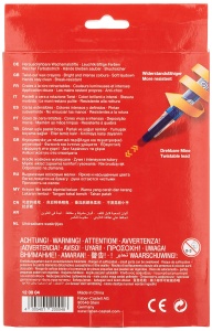 Set 24 Creioane colorate Faber-Castell cu mecanism rotativ pentru copii - Img 3