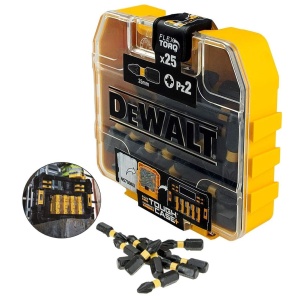 Set 25 Biti Dewalt Extreme Impact Torsion DT70556T PZ2 25 mm Cutie Tic Tac Compatibil ToughCase - Img 2