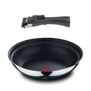 Set 3 tigai Bergner (2426 cm) cu maner detasabil, inox, antiaderent - Img 3