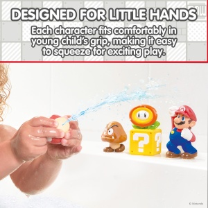 Set 4 Figurine Spritz pentru Baie Mario, Jucarie Interactiva pentru Copii, 2 Ani - Img 3