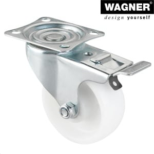 Set 4 Roti Transport WAGNER PROFI - Diametru 75 mm, Capacitate 60 kgRola, Design Industrial - Img 4