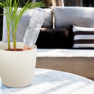 Set 4 Tonkegeli pentru Udat Plante, Relaxdays, 1.5 L, Ceramica, Terrakotta - Img 2