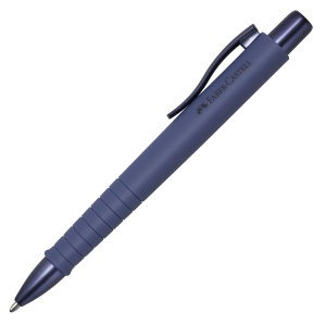 Set 5 Pixuri Faber-Castell Poly Ball Urban Future Dusk, Ergonomice, Cu Tinta Albastra - Img 2