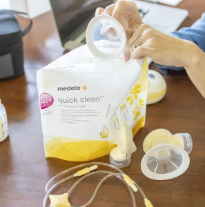 Set 5 Pungi Microonde Medela Quick Clean pentru Dezinfectie - Img 8