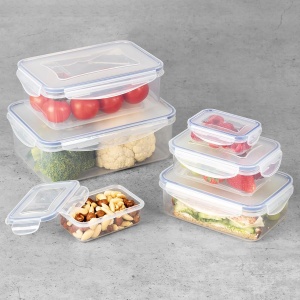 Set 6 Cutii Frigorifice GOURMETmaxx Klick-it, Capacitate 120-2500 ml, Rezistente la Apa - Img 4
