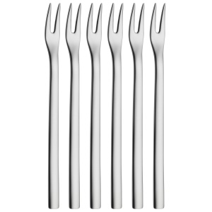Set 6 Furculite pentru Bowle WMF Nuova 125 cm Cromargan Spalare la Masina