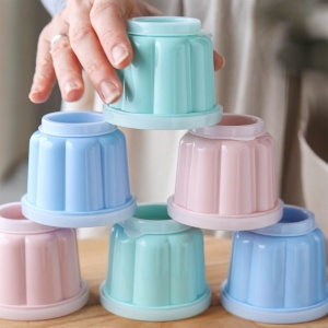 Set 6 Puddingform Dr. Oetker 150ml, Culoare RosaVerdeAlbastru - Img 3