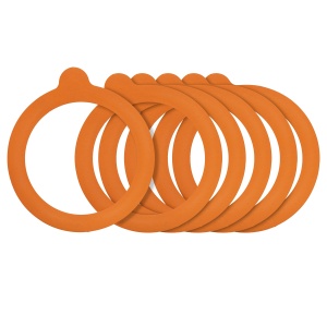 Set 6 Rame de Guma Kilner pentru Borcane cu Capacitate de 0.35-2 Litri