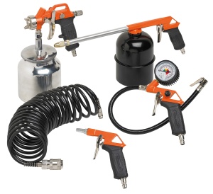 Set accesorii BlackDecker 9045853BND pentru compresor de aer 5 piese