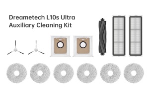 Set accesorii pentru aspirator Dreame L10s Ultra - 1 perie principala, 2 perii laterale, 2 filtre, 3 mopuri - Img 5