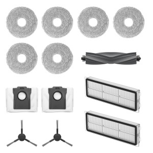 Set accesorii pentru aspirator robot Dreame L10s Plus, mopuri, perii, filtre