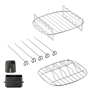 Set accesorii pentru friteuza cu aer cald COSORI, 3 piese, otel inoxidabil, BPA-free
