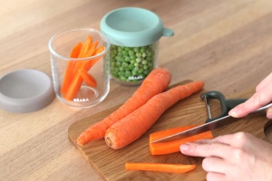 Set Beaba 2 recipiente sticla 250 ml SalbeigreenGazelle rezistent la temperaturi - Img 8