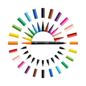 Set BIC Intensity 44 - 12 Markere cu Doua Varfuri, 16 Fineliner Fine, 4 Fineliner cu Schimbare de Culoare - Img 4