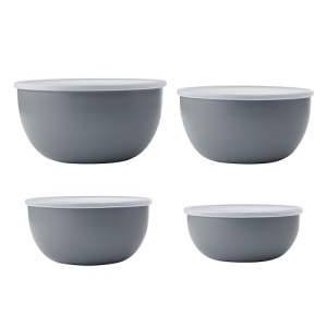 Set boluri KitchenAid Meal Prep cu capac 4 dimensiuni gri carbune - Img 3