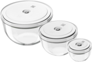 Set boluri vidat din sticla ZWILLING Fresh Save, 3 dimensiuni, 121824 cm