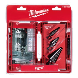 Set broca escalonata 3 piese Metabo 4-12mm, 4-20mm, 6-35mm
