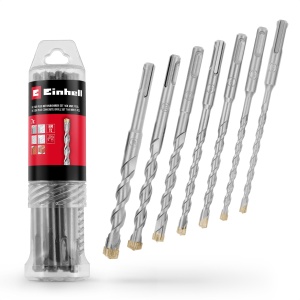Set burghie beton Einhell SDS Plus, 7 piese, 40Cr, lungime 160 mm