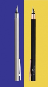 Set Cadou Faber-Castell Neo Slim din Otel Inoxidabil, Stil Minimalist, 30 ml Cerneala - Img 6