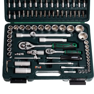 Set chei tubulare Bruder Mannesmann M98410 94 piese otel crom-vanadiu - Img 7