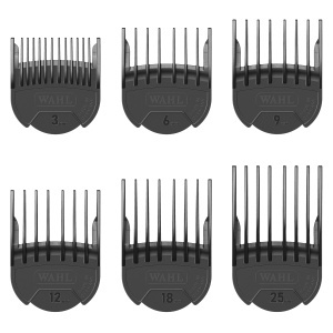 Set complet de piepteni Wahl, compatibili Kuno, Chromstyle, Genio, lungime 3-25 mm