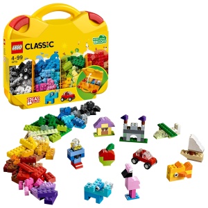 Set Constructie LEGO Classic 10713 cu Koffer, 213 Piese, Culoare Galbena
