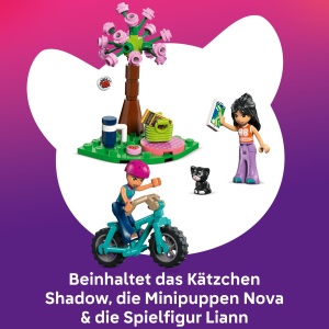 Set Constructie LEGO Friends Glampinghutte 42682 pentru Copii, 295 Piese - Img 6