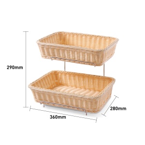 Set cosuri de paine Hendi GN12 cu cadru cromat si intarituri din otel inoxidabil - Img 2
