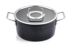 Set cratita Fissler Adamant/aluminiu, 3 bucati, acoperita cu capac de sticla, antiaderenta (1 cratita, 1 caserola, 1 cratita) - inductie - Img 4