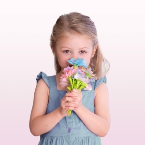 Set Creativ de Flori Smoby Disney Princess - 88 Accesorii, pentru Copii de la 3 Ani - Img 2