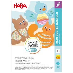 Set Creativ HABA Sachenmacher pentru Primul Dintre Animale - 3 Ani, Transparent, 6 Baze