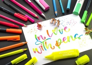 Set Creioane Colorate Faber-Castell Jumbo Grip Neon 5 Bucati - Img 4