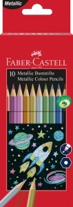 Set Creioane Colorate Faber-Castell Metallic si Pastel, 20 bucati - Img 3