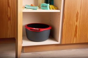Set curatenie podele Vileda Spin Clean Sistem manual cu microfibra si rola de spalare - Img 3