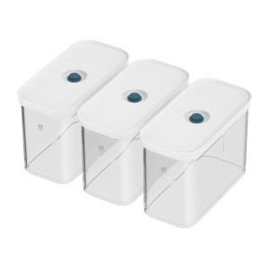 Set cutii de depozitare ZWILLING Fresh Save Cube La Mer, 1.8L, transparent, 3 bucati