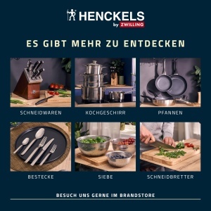 Set cutite Henckels Accent 3 piese Otel german Maner ergonomic Negru - Img 6